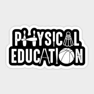 Physical Education Teacher Favorite Basketball Teaching Sticker